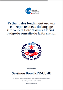 Python des fondamentaux aux concepts avancés du langage