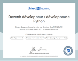 Devenir développeur / développeuse Python